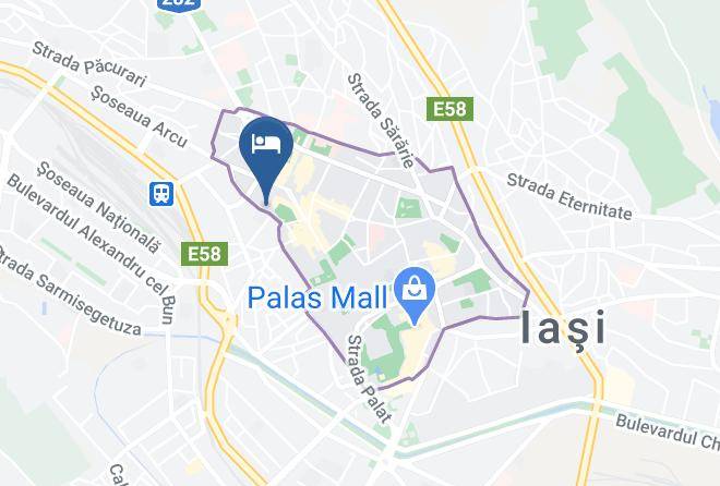 Iasi - Pensiunea Lavric Maps