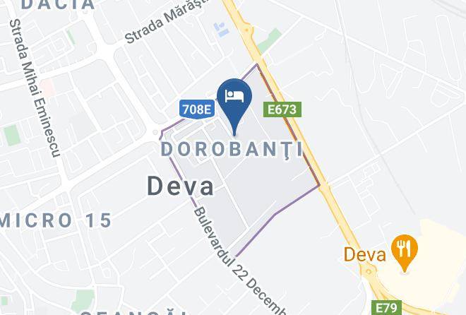 Deva - Pensiunea Leucian Maps