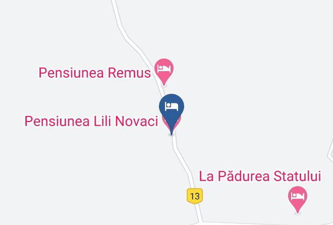 Novaci Straini - Pensiunea Lili Novaci Maps
