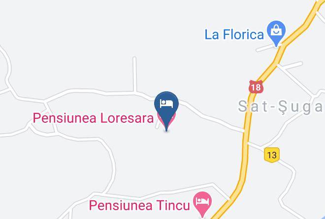 Ocna Ugatag - Pensiunea Loresara Maps