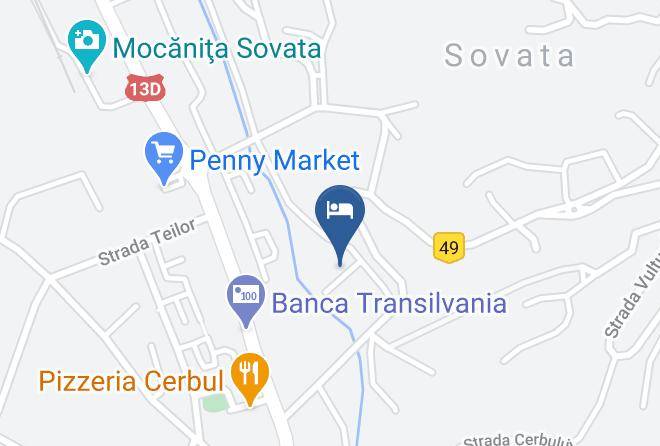 Sovata - Pensiunea Lorincz Panzio Maps