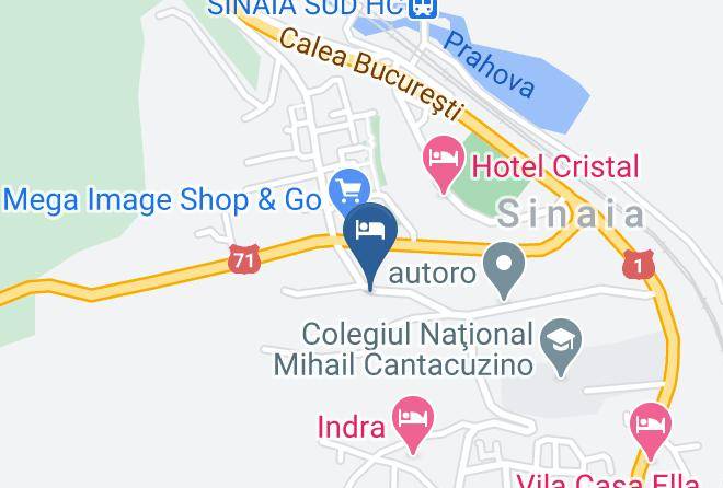 Sinaia - Pensiunea Lucy Maps
