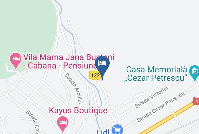 Busteni - Pensiunea Luna Maps