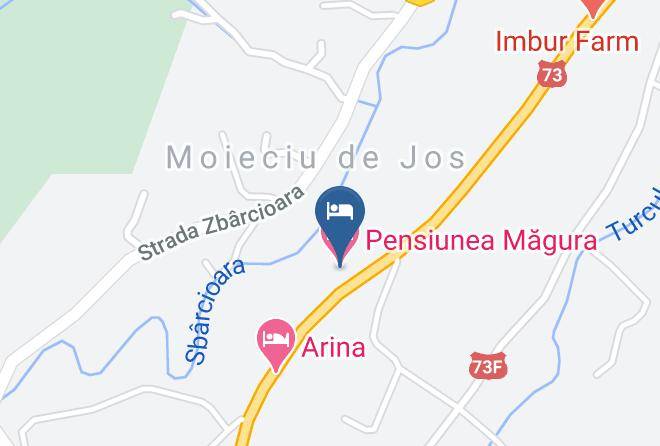 Moieciu - Pensiunea Magura Maps