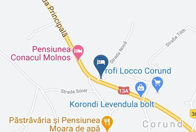 Corund - Pensiunea Mako Maps