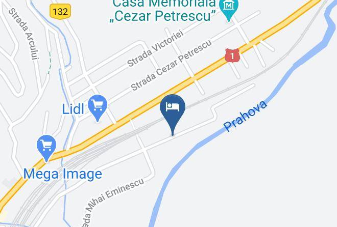 Busteni - Pensiunea Manidum Maps