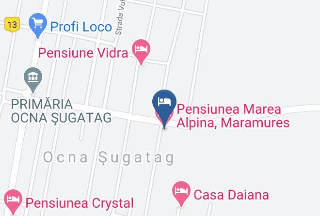 Ocna Ugatag - Pensiunea Marea Alpina Maramures Maps