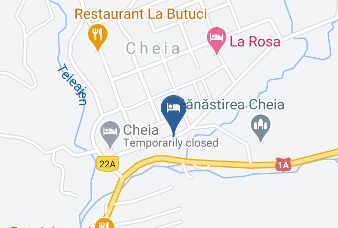 Maneciu - Pensiunea Medina Cheia Maps