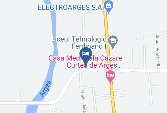 Curtea De Arges - Pensiunea Meteor Maps