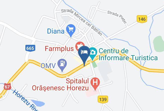 Horezu - Pensiunea Mioritza Maps