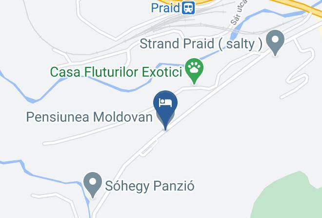 Praid - Pensiunea Moldovan Maps