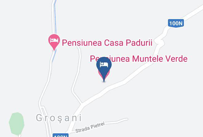 Slanic - Pensiunea Muntele Verde Maps