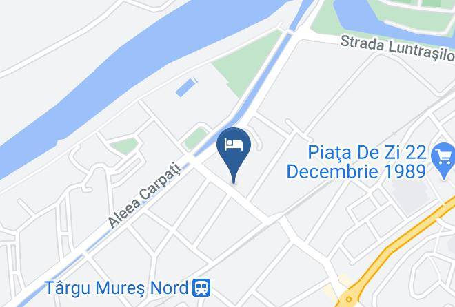 Targu Mures - Pensiunea Muresul Maps