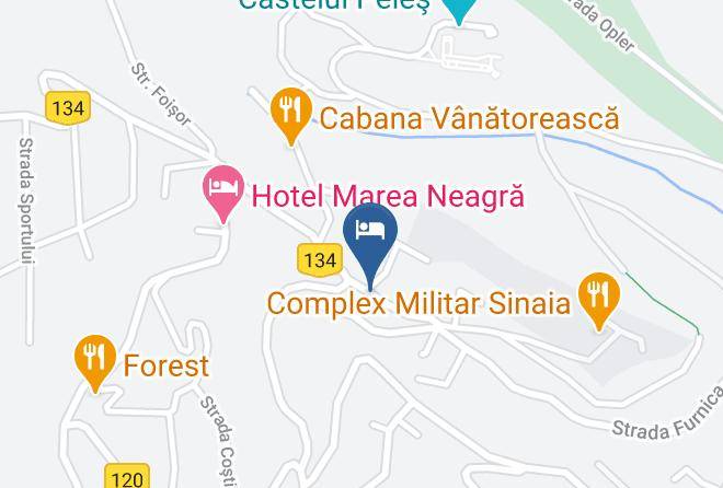 Sinaia - Pensiunea Nicolas Maps