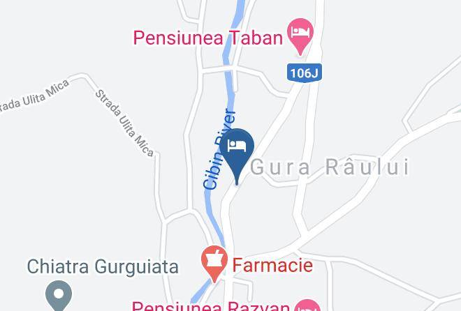Gura Riului - Pensiunea Norica Maps