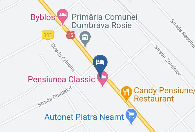 Dumbrava Rosie - Pensiunea Octogon Maps