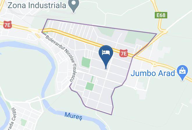 Arad - Pensiunea Olimp Maps