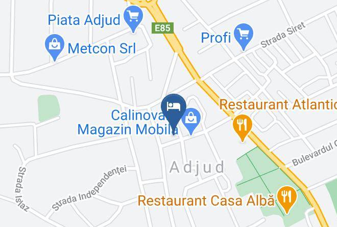 Adjud - Pensiunea Ovidiu Maps
