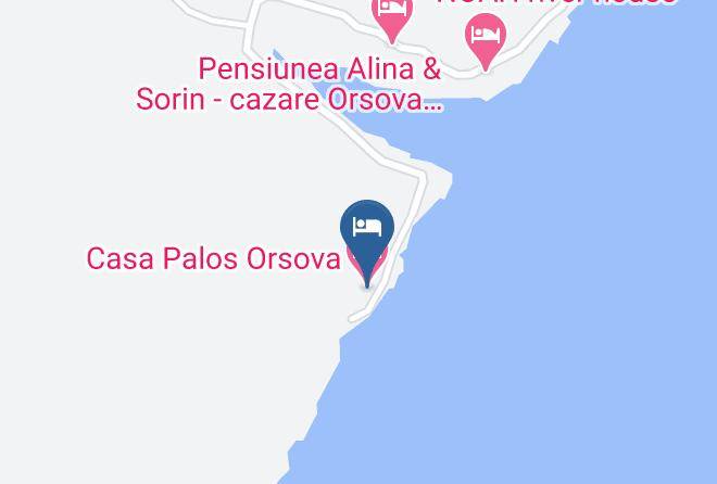 Orova - Pensiunea Palos Orsova Maps