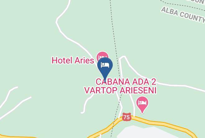 Arieeni - Pensiunea Piatra Graitoare Maps