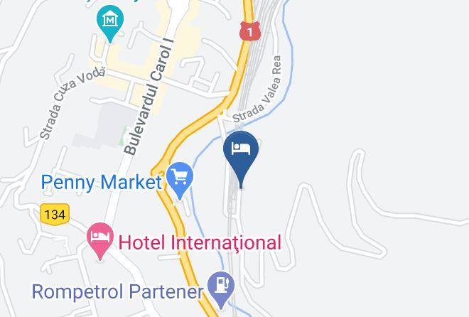 Sinaia - Pensiunea Piscul Cainelui Maps