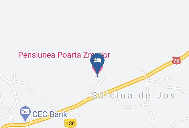 Salciua - Pensiunea Poarta Zmeilor Maps