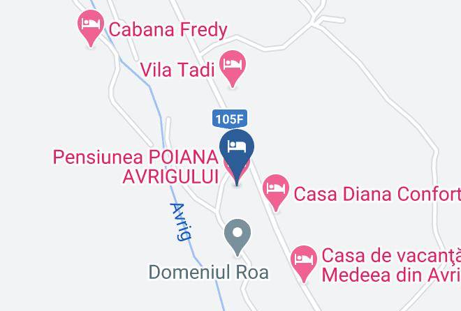 Avrig - Pensiunea Poiana Avrigului Maps