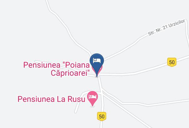 Vernesti - Pensiunea Poiana Caprioarei Maps