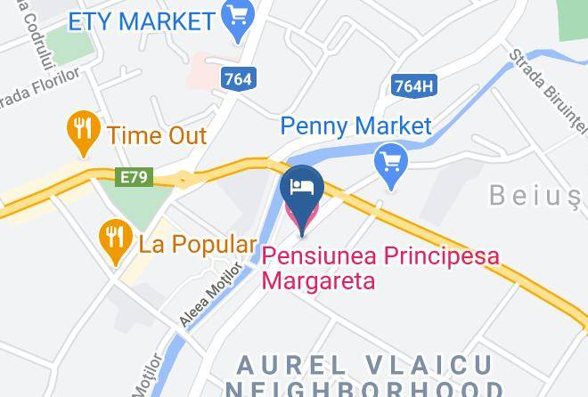 Beius - Pensiunea Principesa Margareta Maps