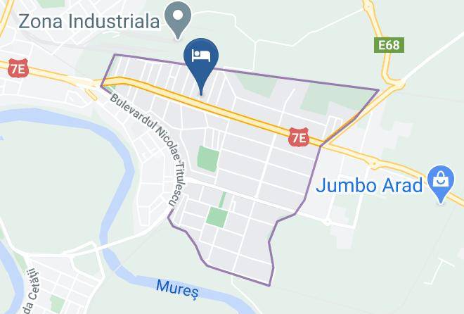 Arad - Pensiunea Radena Maps
