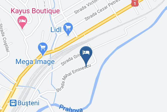 Busteni - Pensiunea Raisa Maps
