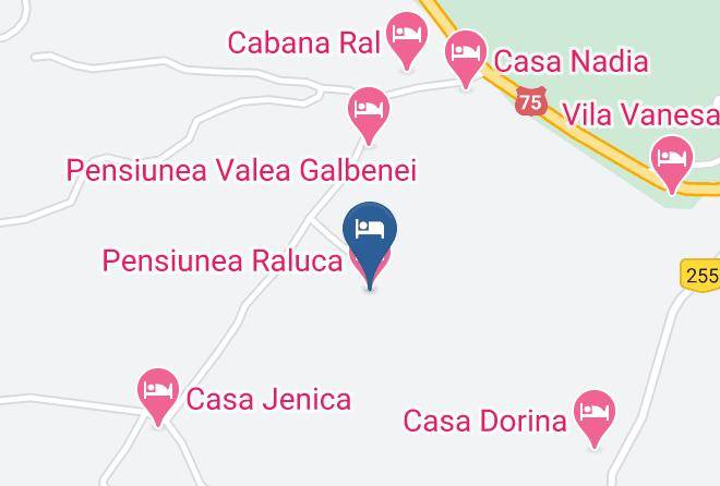 Arieeni - Pensiunea Raluca Maps