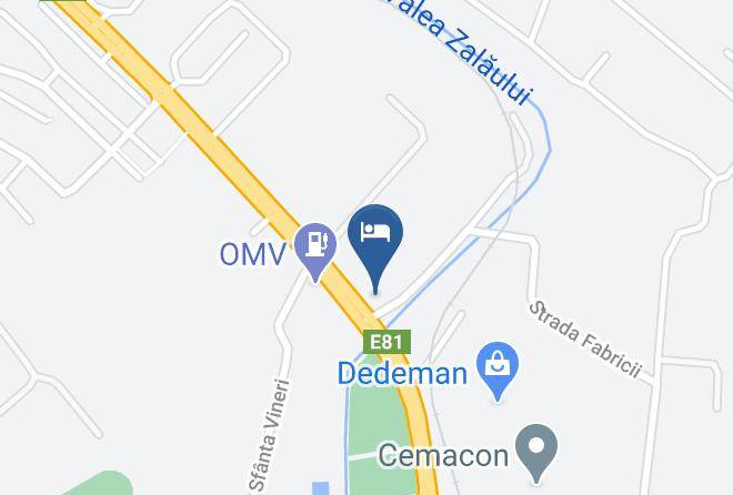 Zalau - Pensiunea Ramona Maps