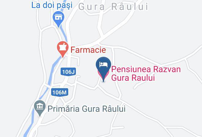 Gura Riului - Pensiunea Razvan Gura Raului Maps