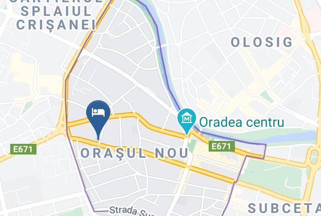 Oradea - Pensiunea Recidency Maps