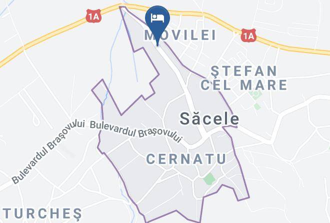 Sacele - Pensiunea Renata Maps