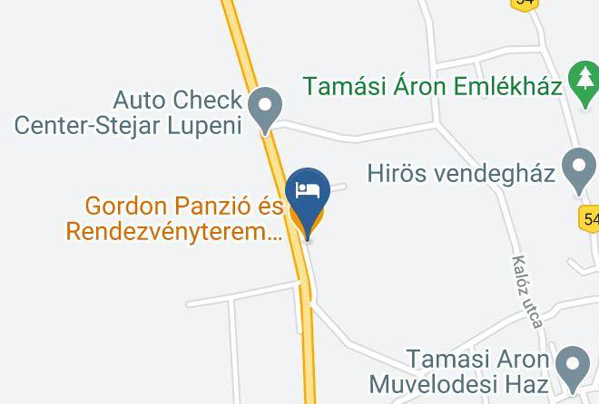 Lupeni - Pensiunea Restaurant Gordon Maps