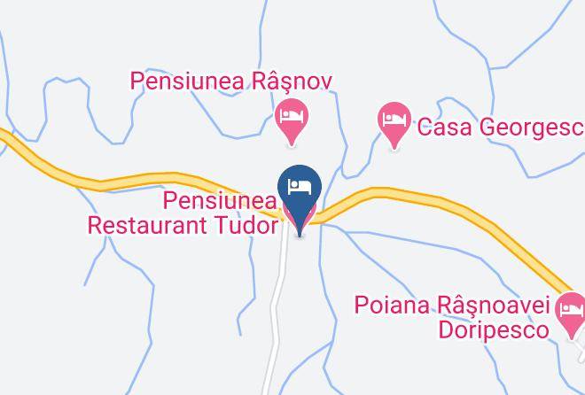 Rasnov - Pensiunea Restaurant Tudor Maps