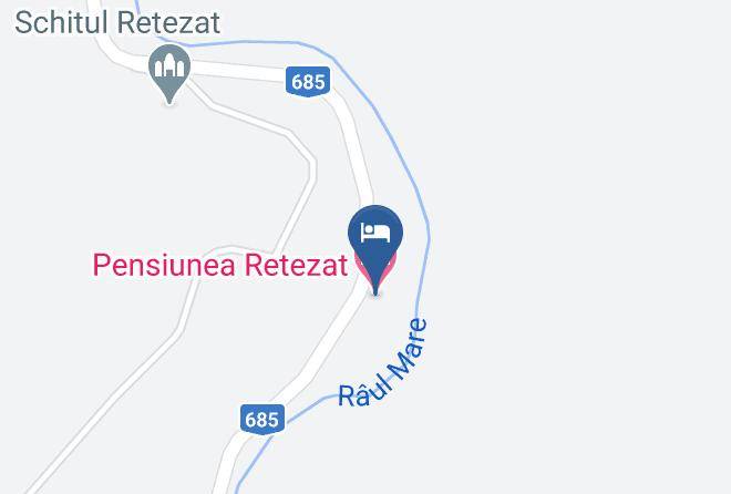 Rau De Mori - Pensiunea Retezat Maps