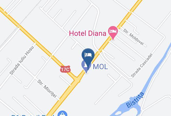 Bistrita - Pensiunea Romance Maps