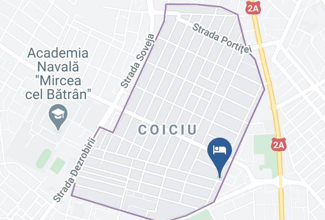 Constanta - Pensiunea Rubin Maps