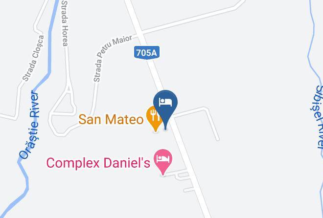 Beriu - Pensiunea San Mateo Maps