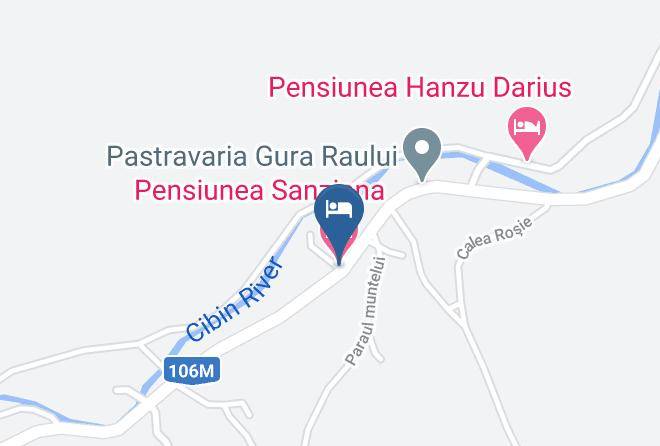Gura Riului - Pensiunea Sanziana Maps