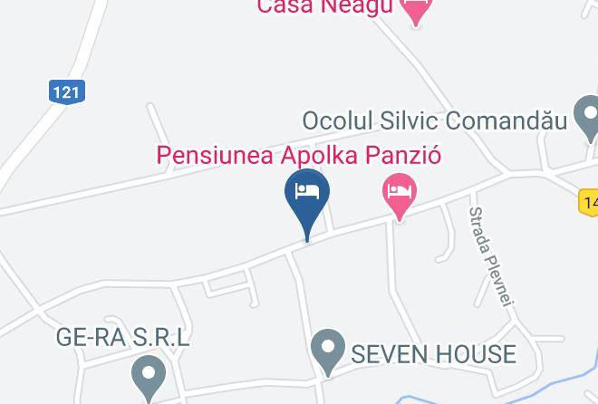 Covasna - Pensiunea Schneider Maps