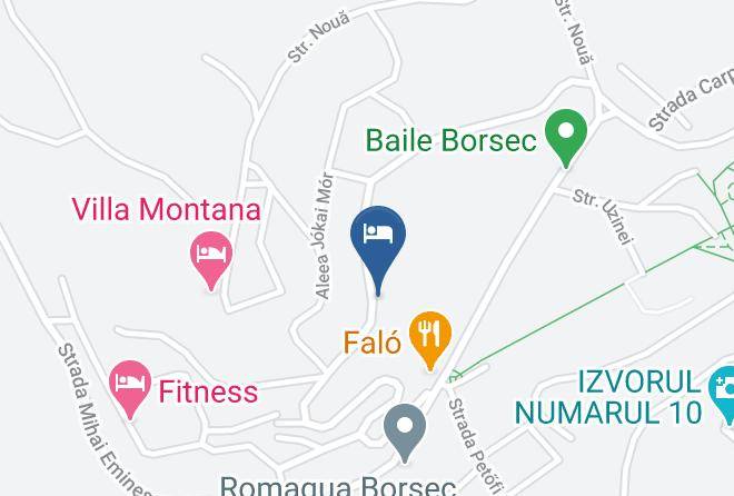 Borsec - Pensiunea Silvanus Maps