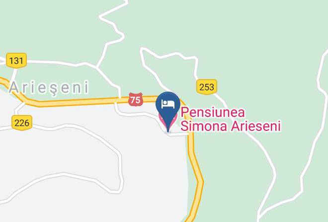 Arieeni - Pensiunea Simona Arieseni Maps