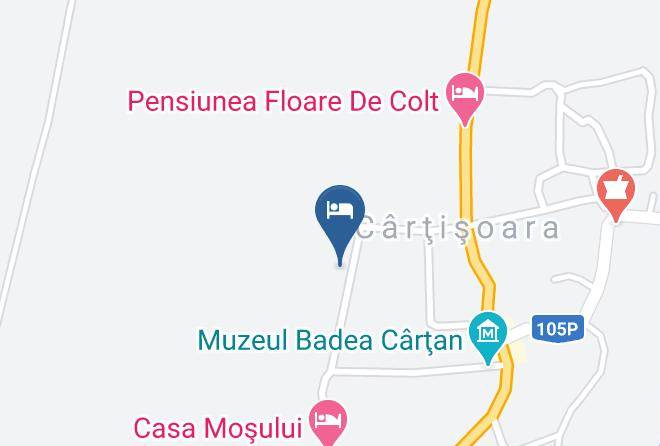 Cartisoara - Pensiunea Sonia Carioara Maps