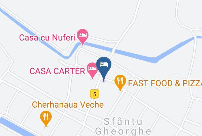 Sfantu Gheorghe - Pensiunea Spiritul Deltei Maps