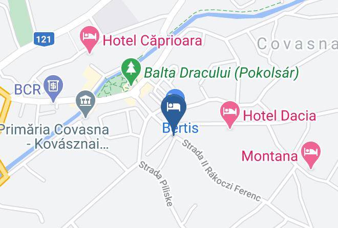 Covasna - Pensiunea Sruetti Maps