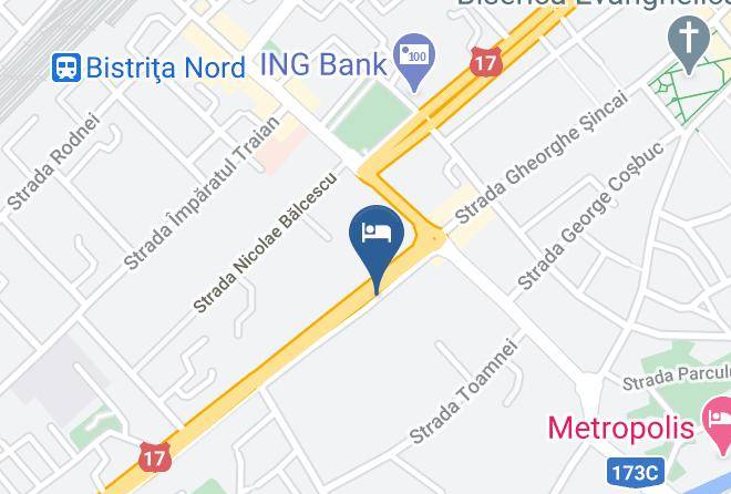 Bistrita - Pensiunea Stefan Maps